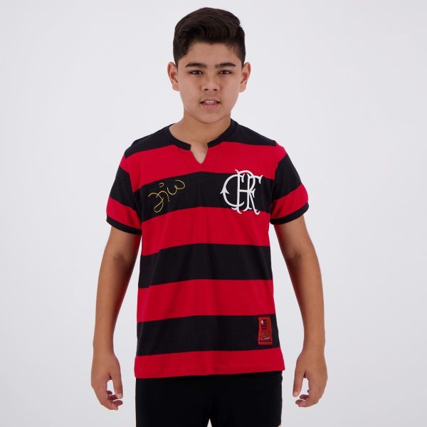 Camisa Flamengo Flatri Zico Infantil