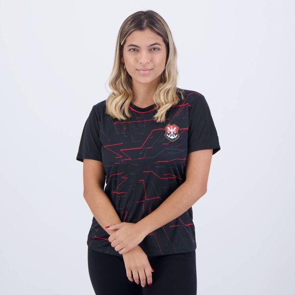 Camisa Flamengo Might Feminina Preta