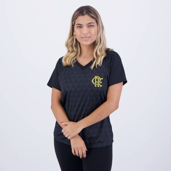 Camisa Flamengo Phase Feminina Preta