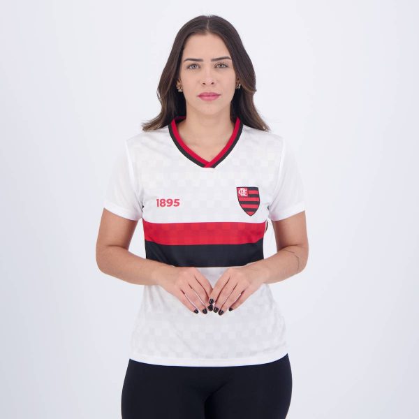 Camisa Flamengo Schoolers Feminina Branca