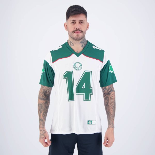 Camisa Palmeiras Futebol Americano Branca