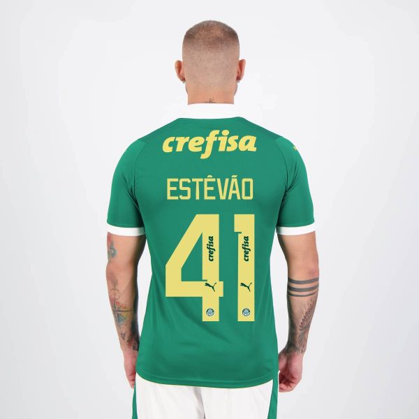 Camisa Puma Palmeiras I 2024 41 Estêvão