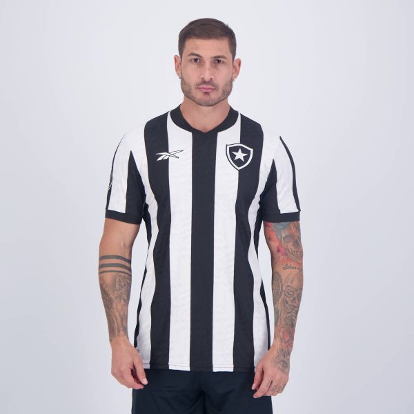 Camisa Reebok Botafogo I 2023 Patch Libertadores