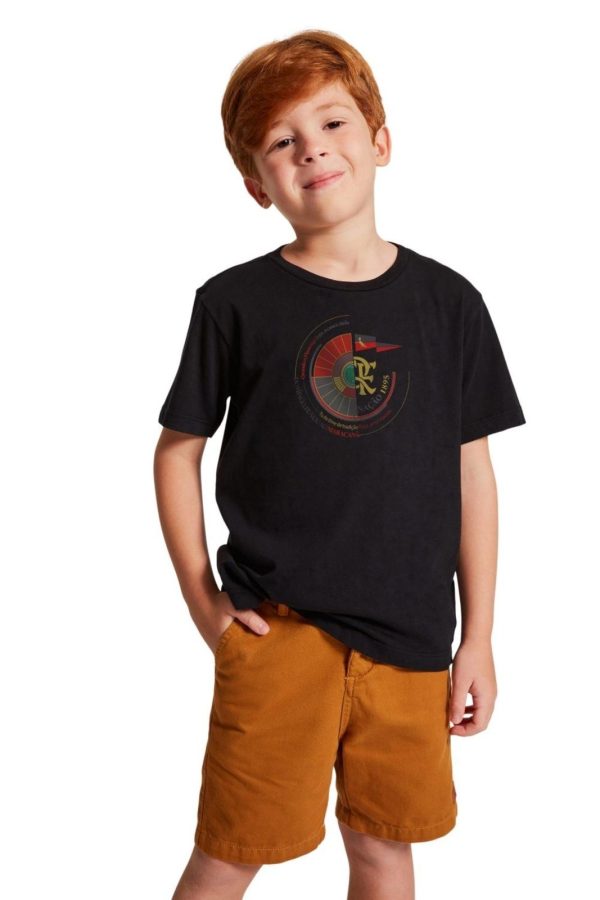 Infantil - Camiseta Maraca Reserva Mini Preto