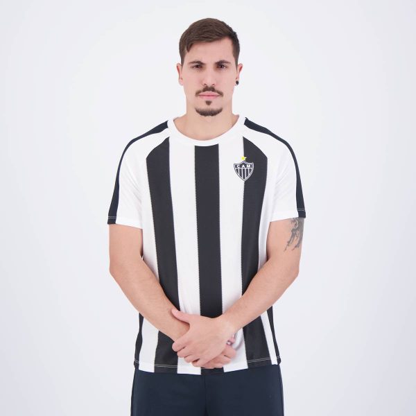 Camisa Atlético Mineiro Extent Branca e Preta