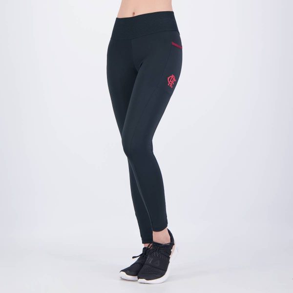 Calça Legging Flamengo Valley Feminina Preta