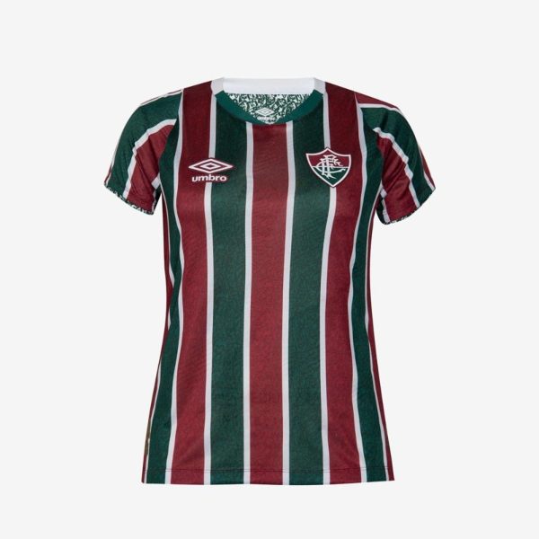 Camisa Feminina Umbro Fluminense Of.1 2024 Jogadora Incolor