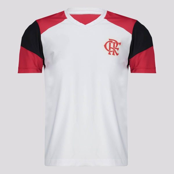 Camiseta Flamengo Solve Infantil Branca