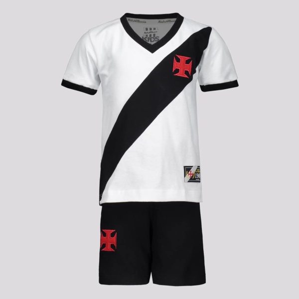 Kit Vasco da Gama Retrô 1948 Branco