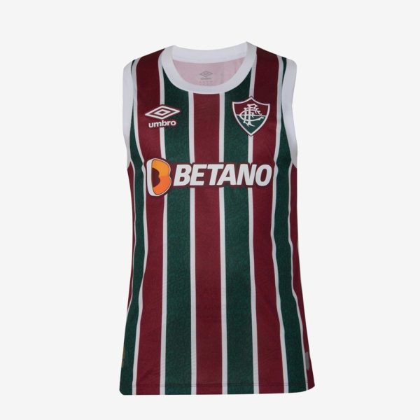 Regata Masculina Umbro Fluminense Of.1 2024 (Basquete) Incolor