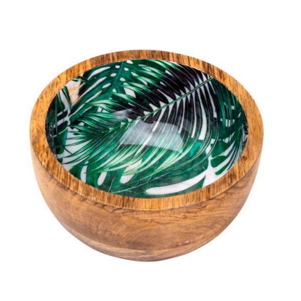 Bowl Palmeira Verde 15x7 Cm