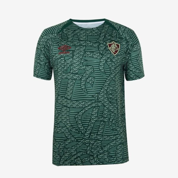 Camisa Masculina Umbro Fluminense Aquecimento 2024 Incolor