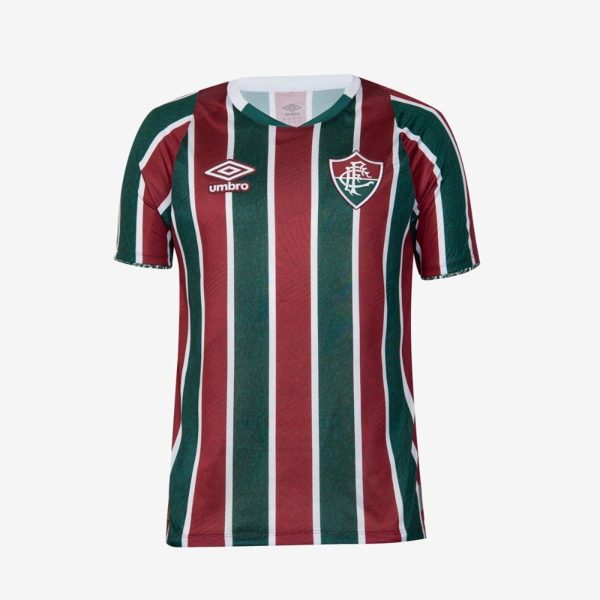 Camisa Masculina Umbro Fluminense Of.1 2024 Torcedor Incolor