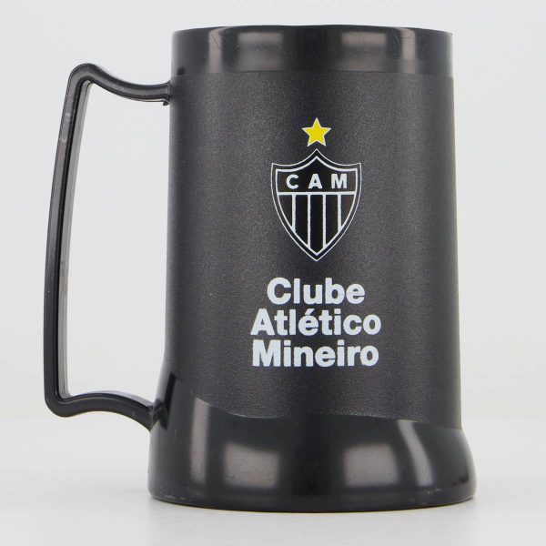 Caneca Gel Atlético Mineiro Bi Brasileiro Preta