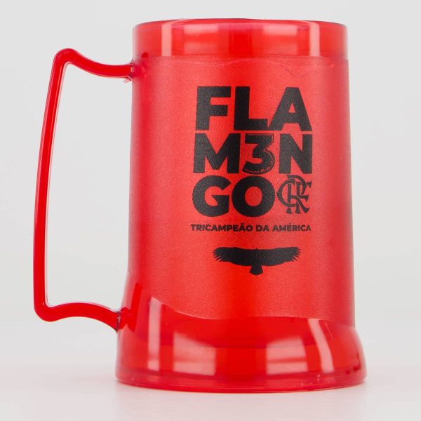 Caneca Gel Flamengo Vermelha