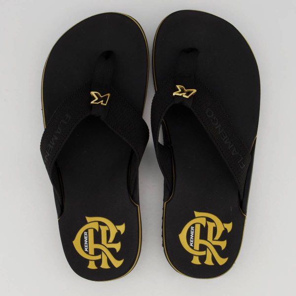 Chinelo Kenner Flamengo NK6 PRO Dourado