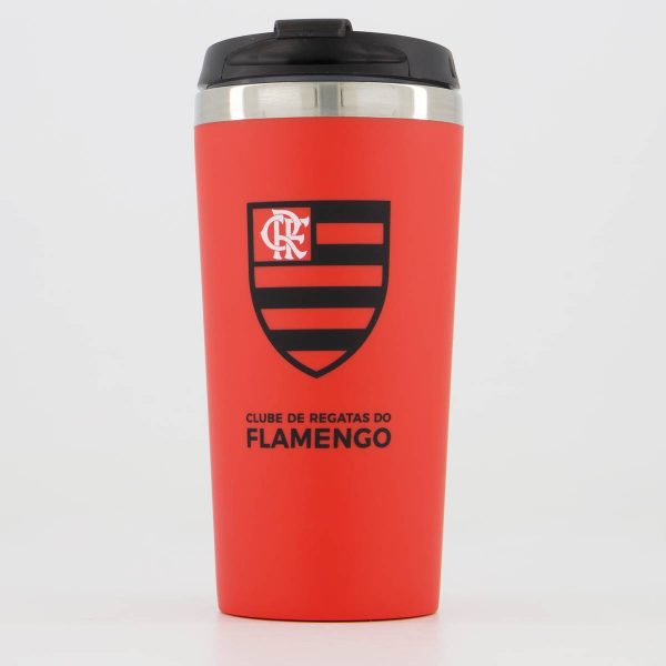 Copo Térmico Flamengo 450 ML Vermelho