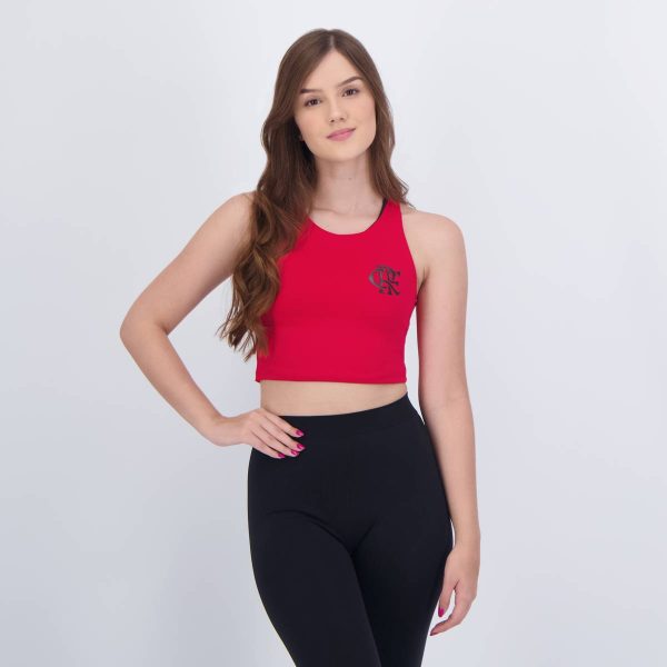 Cropped Flamengo Clay Feminino Vermelho