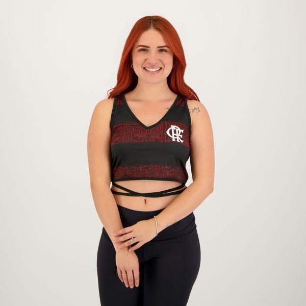 Cropped Flamengo Intellect Feminino Preto