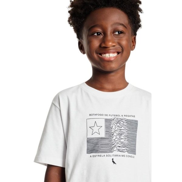 Infantil - Camiseta Mini Estrela Solitária Botafogo Reserva Branco