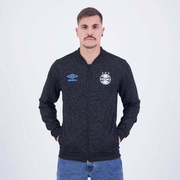 Jaqueta Umbro Grêmio Hino 2024 Preto