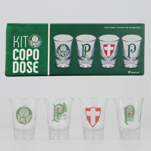 Kit 4 Copos Dose Palmeiras