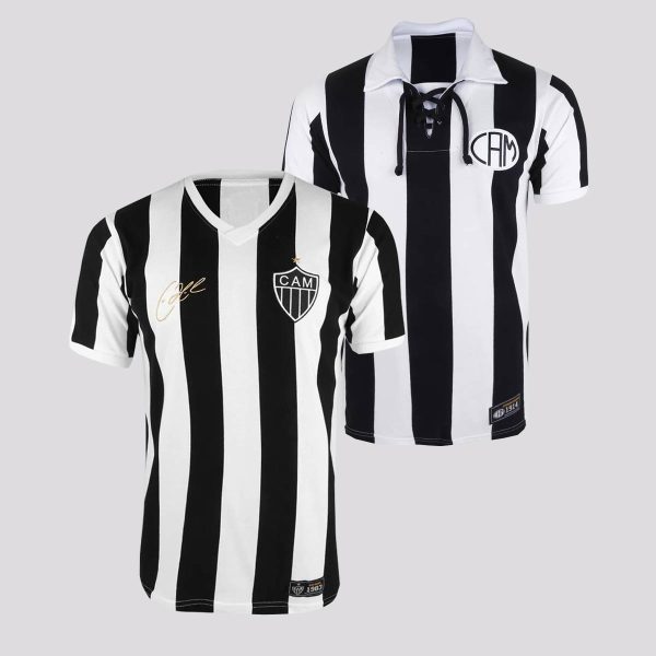 Kit Camisa Atlético Mineiro 1914 e Camisa Atlético Mineiro 1983 Éder