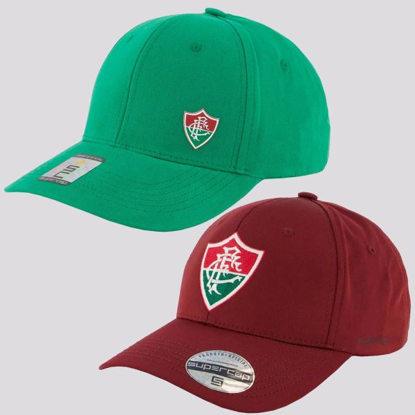 Kit Fluminense 2 Bonés Clássicos