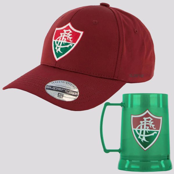 Kit Fluminense Boné e Caneca Gel