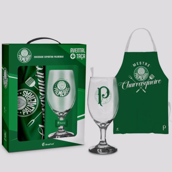 Kit Taça e Avental Palmeiras