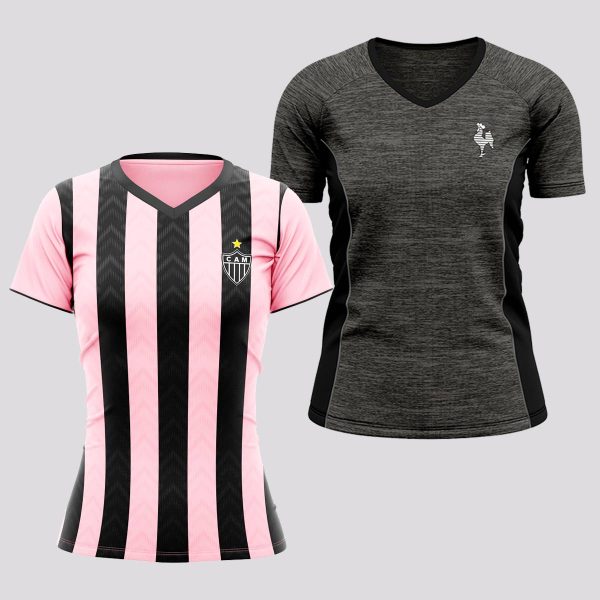 Kit de 2 Camisas Atlético Mineiro Feminina