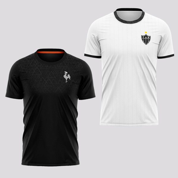 Kit de 2 Camisas Atlético Mineiro Preto