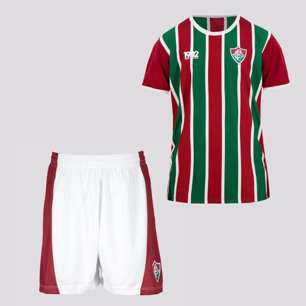 Kit de Camisa e Bermuda Fluminense Infantil