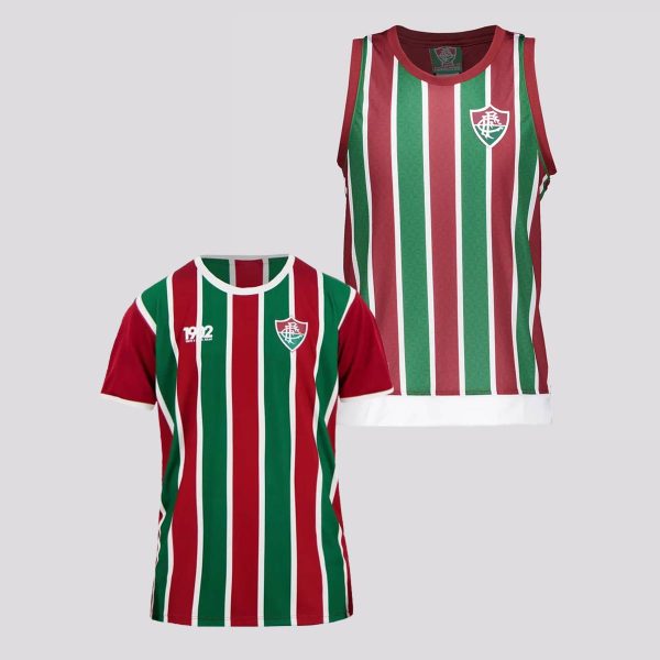 Kit de Camisa e Regata Fluminense Infantil