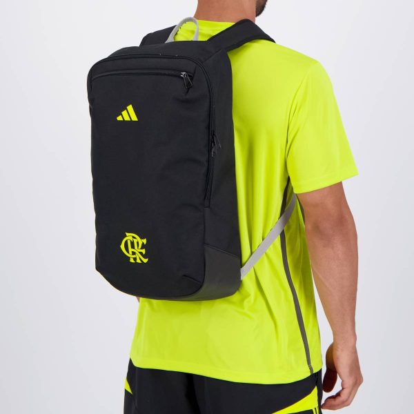 Mochila Adidas Flamengo Preta e Amarela