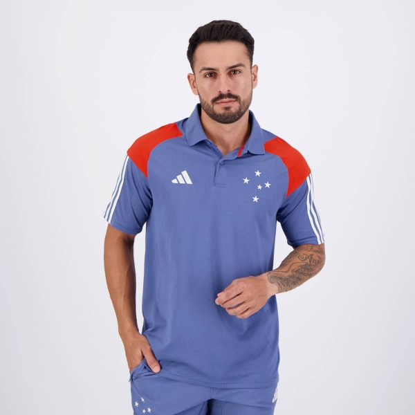 Polo Adidas Cruzeiro 2024 Azul