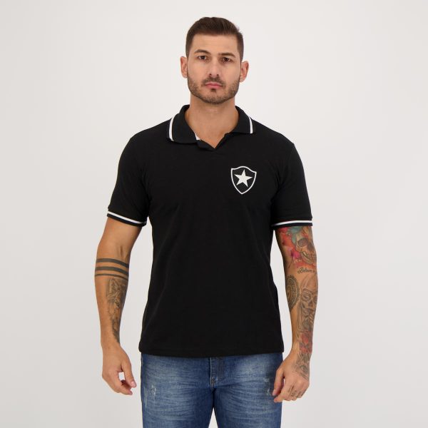 Polo Botafogo Retrô Preto