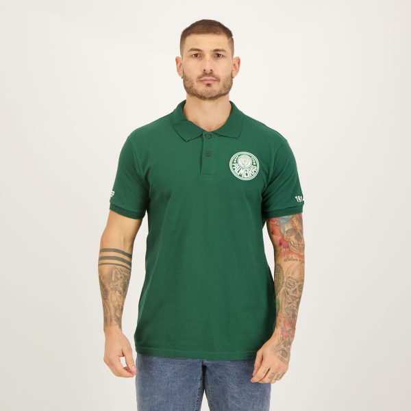 Polo Palmeiras Piquet Verde