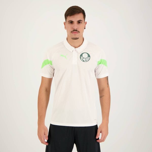 Polo Puma Palmeiras Treino Branca