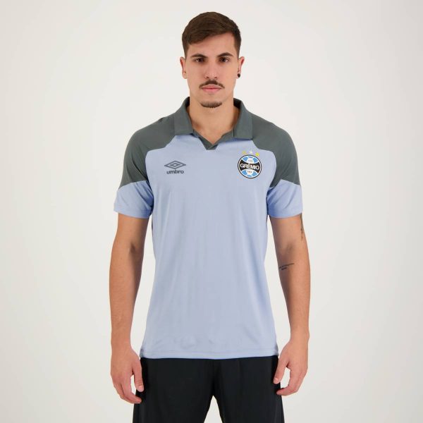 Polo Umbro Grêmio Viagem 2023 Azul