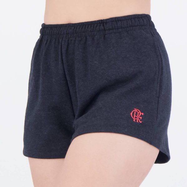 Shorts Flamengo Bead Feminino Preto