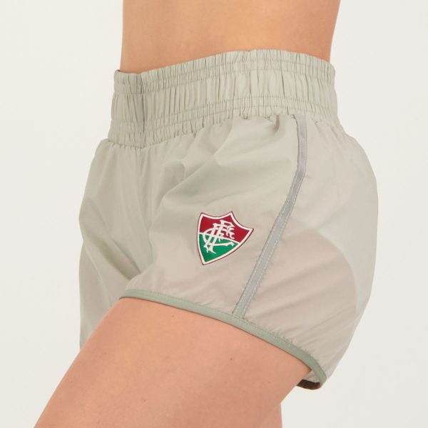 Shorts Fluminense Sand Feminino Cinza