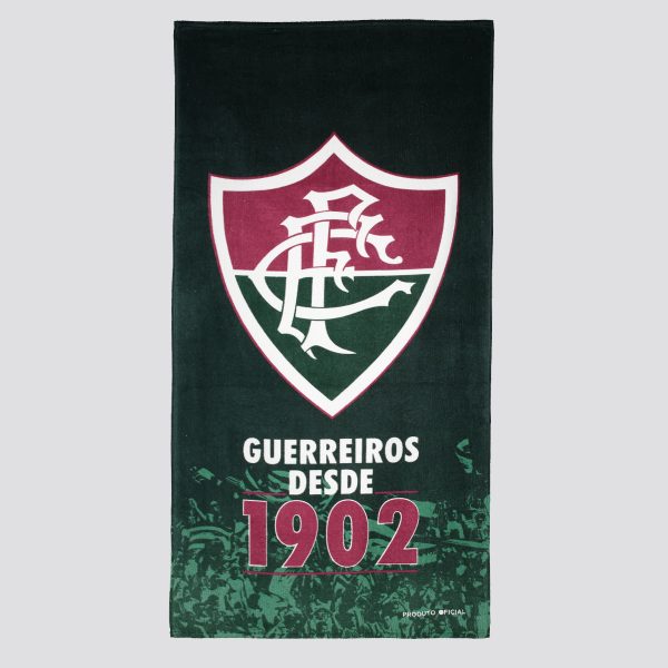 Toalha Bouton Fluminense Veludo Verde