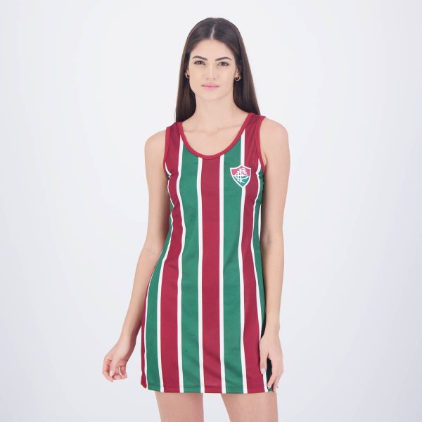 Vestido Fluminense Sky Feminino Bordô