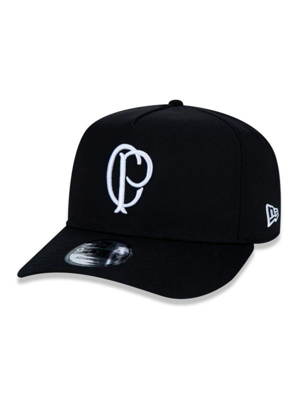 Boné New Era 9forty A-frame Snapback Corinthians Preto