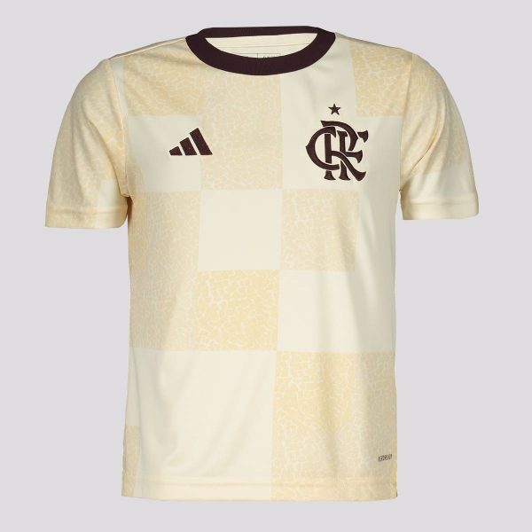 Camisa Adidas Flamengo Pré Jogo 2024 Juvenil