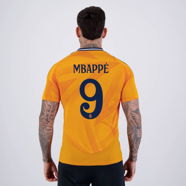 Camisa Adidas Real Madrid Away 2025 9 Mbappé