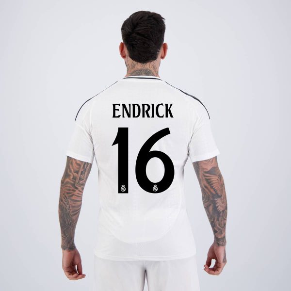 Camisa Adidas Real Madrid Home 2025 16 Endrick