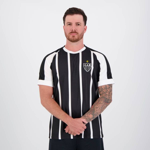 Camisa Atlético Mineiro Stripped Preta