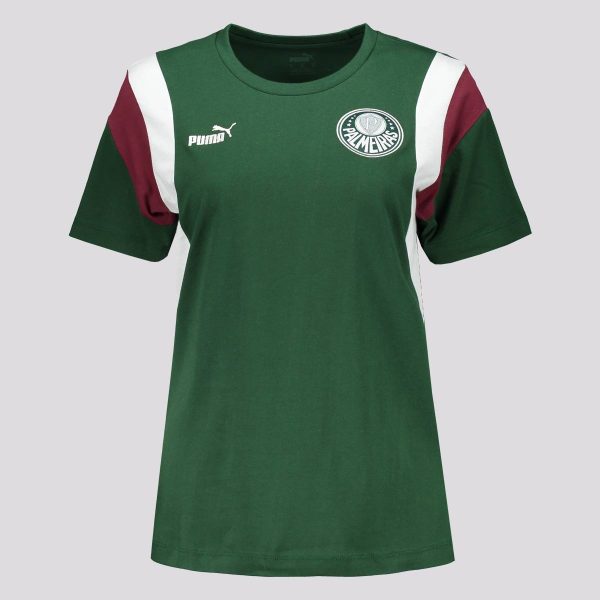 Camisa Puma Palmeiras FTBL Archive Feminina Verde